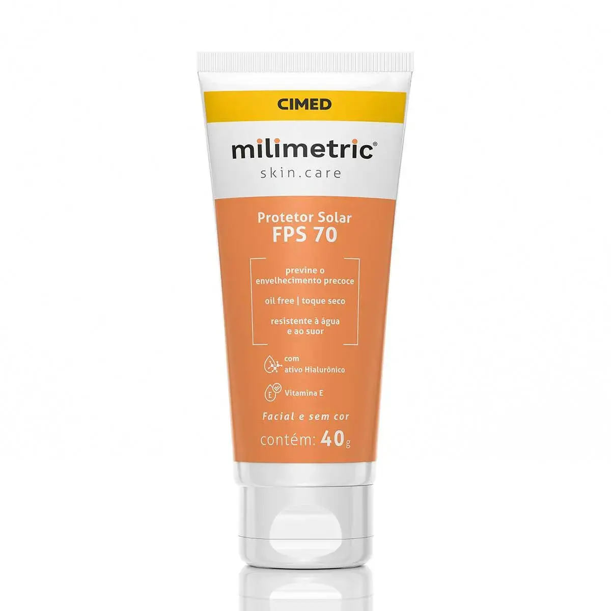 Protetor Solar Facial Milimetric Skincare FPS 70 40g
