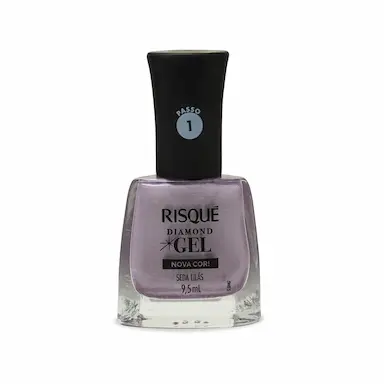 Esmalte Metálico Diamond Gel 9,5ml - Seda Lilás