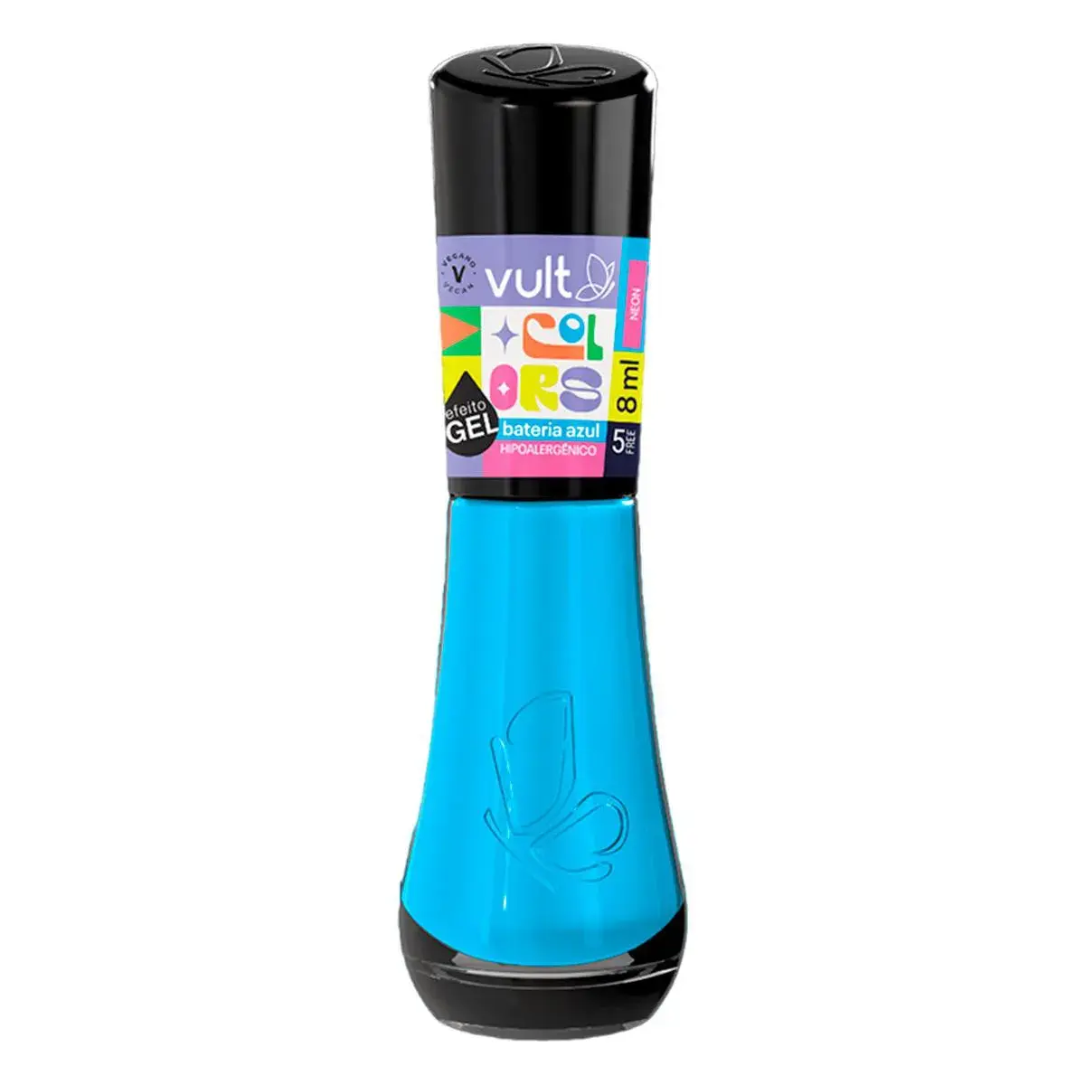 Esmalte Vult Colors 5Free Bateria Azul 8ml