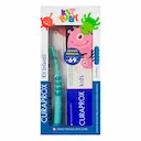 Kit Infantil Curaprox Baby Escova Dental Curaprox Baby 0-4 anos + Creme Dental Kids + Chaveiro
