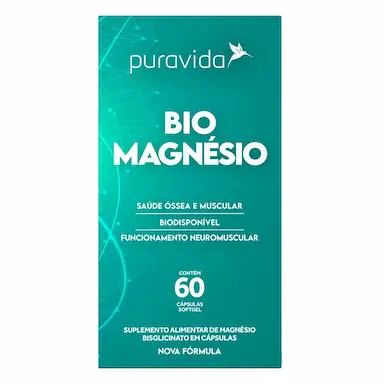 Suplemento Alimentar Puravida Bio Mag 60 cápsulas