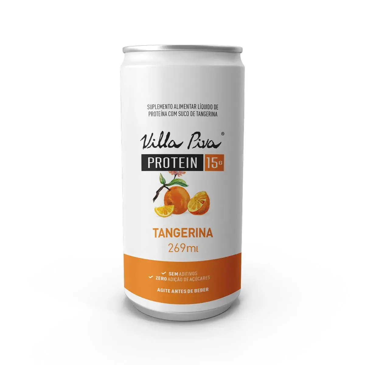 Suco de Tangerina com Proteína Villa Piva Lata 269ml