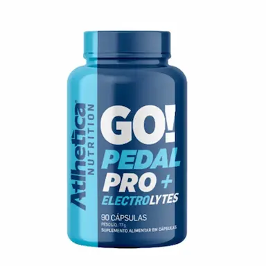Suplemento Alimentar Go! Pedal Pro + Electrolytes Atlhetica Nutrition 90 Cápsulas