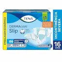 Fralda Geriátrica Tena DermaCare Slip Descartável EG Absorção Intensa 16 unidades