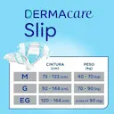 Fralda Geriátrica Tena DermaCare Slip Descartável EG Absorção Intensa 16 unidades