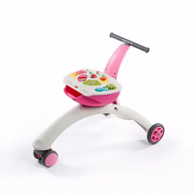 ANDADOR E TRICICLO 5-IN-1 HERE I GROW TINY LOVE PINK
