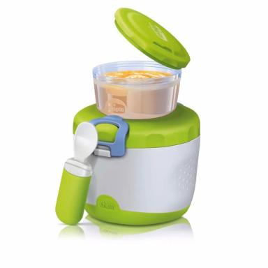 POTE DE COMIDA TéRMICO CHICCO BRANCO E VERDE