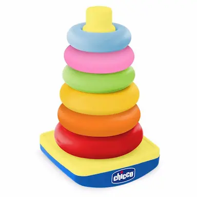 PIRâMIDE DOS ANéIS COLORIDO CHICCO