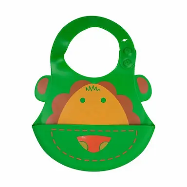 BABADOR SILICONE LEãO VERDE