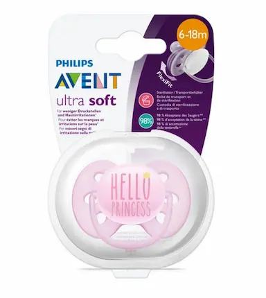 CHUPETA ULTRA SOFT PRINCESS ROSA - PHILIPS AVENT