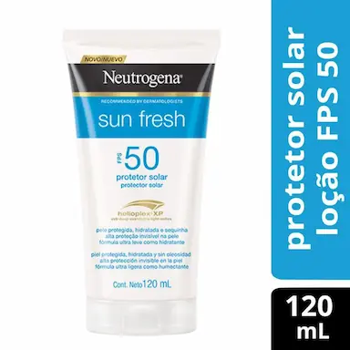 PROTETOR SOLAR FACIAL NEUTROGENA SUN FRESH FPS50 120ML NEUTROGENA