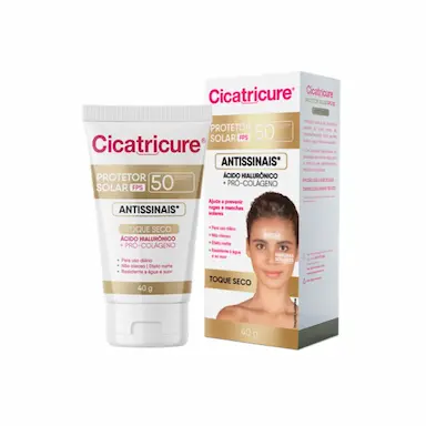 CICATRICURE PROTETOR SOLAR F50 ANTISSINAIS - 40G