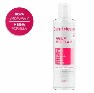 CICATRICURE ÁGUA MICELAR  5 EM 1 - 200ML
