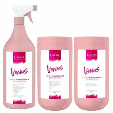 KIT DE LIPOPLASTIA REDUTOR VENUS LAKMA 3 ITENS