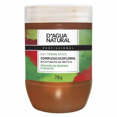 GEL TERMO ATIVO NICOTINATO DE METILA 750G DáGUA NATURAL