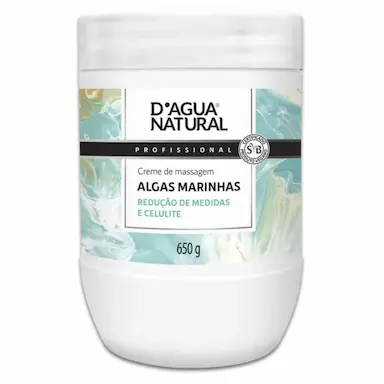 CREME CORPORAL ALGAS MARINHAS E BIO ATIVO D'AGUA NATURAL