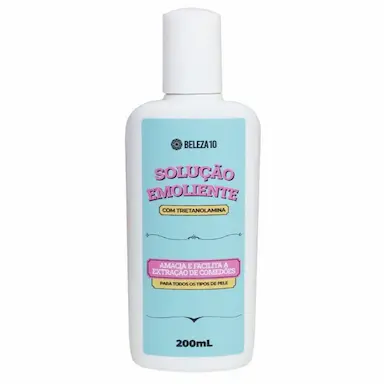 SOLUçãO EMOLIENTE COM TRIETANOLAMINA 200ML BELEZA10