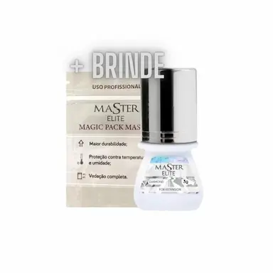COLA MASTER ELITE DIAMOND EXTENSãO CíLIOS 3G - TRANSPARENTE