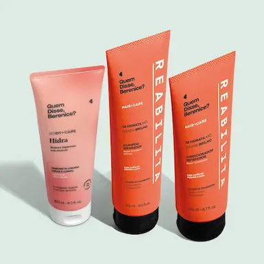 COMBO HORA DO BANHO: SHAMPOO + CONDICIONADOR + SABONETE LíQUIDO MãOS E CORPO LICHIA