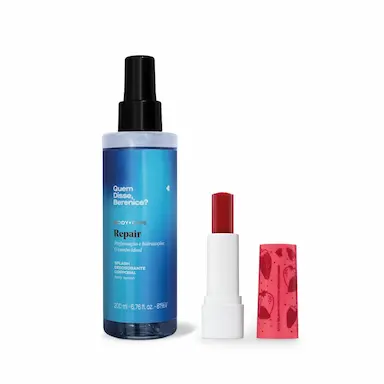 QUEM DISSE, BERENICE? KIT BALM LABIAL MORANGO TANGO 3,5G + BODY SPLASH CORPORAL 200ML
