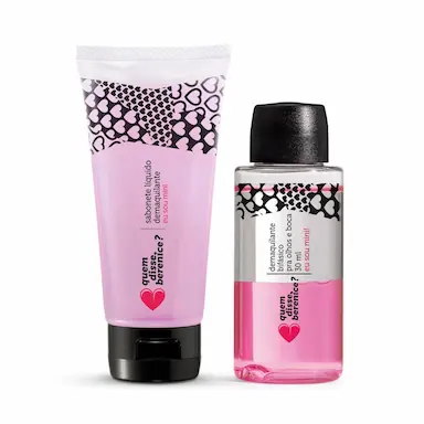 QUEM DISSE, BERENICE? KIT MINI SABONETE DEMAQUILANTE 30ML + MINI DEMAQUILANTE BIFáSICO 30ML