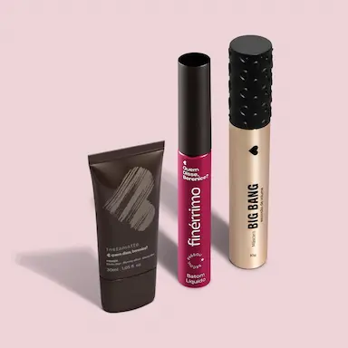 COMBO PRIMER FACIAL 30ML+ BATOM LíQUIDO 5ML+ MáSCARA DE CíLIOS 10G