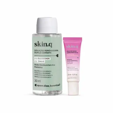 QUEM DISSE, BERENICE? KIT CREME RENOVADOR 10 ML + SOLUçãO RENOVADORA 30ML