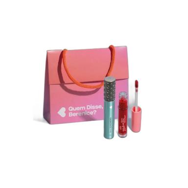 COMBO QDB: GLOSS LABIAL QDB 7BELO 4ML  + MáSCARA ALONGAMENTO 10G +  SACOLA PARA PRESENTE