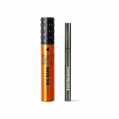 COMBO MAKE DOS OLHOS: MáSCARA DE CíLIOS BIG BANG 360 + CANETA DELINEADORA FININHA