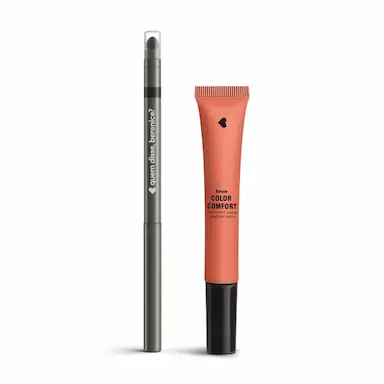 COMBO LáPIS ESFUMADO PRETô + BATOM COLOR COMFORT CARAMELê