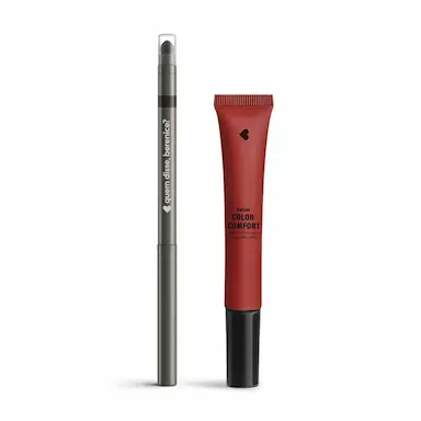 COMBO LáPIS ESFUMADOR PRETô + BATOM COLOR COMFORT TERRACOTALê