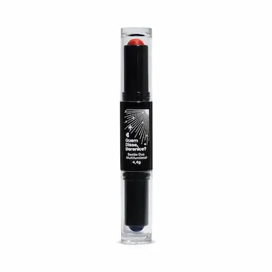 QDB BASTãO DUO MULTIFUNCIONAL LARANJA E ROXO 4,4G