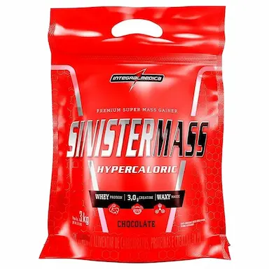 HIPERCALóRICO SINISTER MASS 3KG INTEGRALMEDICA SABOR:CHOCOLATE