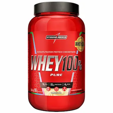 Whey 100% Pure Integralmedica Baunilha 900g