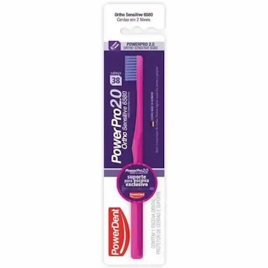ESCOVA DENTAL POWERDENT  PROSENSITIVEORTHO  6580 C/ SUPORTE