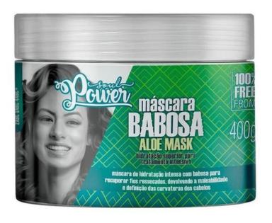 MáSCARA SOUL POWER BABOSA ALOE MASK HIDRATAçãO 400G
