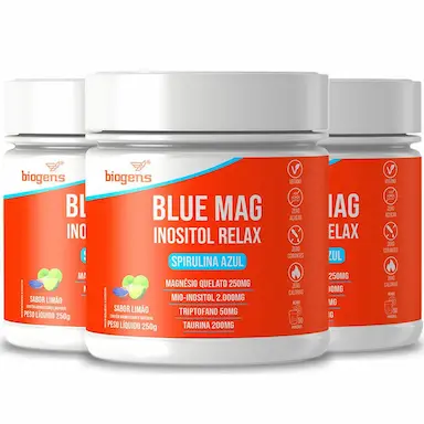 BIOGENS KIT 3X BLUE MAG INOSITOL RELAX 250G