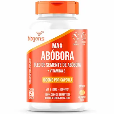 BIOGENS MAX ABÓBORA + VITAMINA E - 150 CAPS