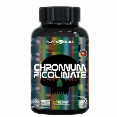 CHROMIUM PICOLINATE - 200 TABLETES SEM SABOR