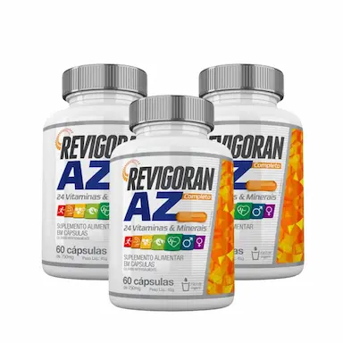 REVIGORAN A-Z COMPLETO 60 CáPSULAS NUTRENDS KIT 6 MESES SEM Sabor