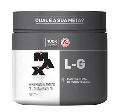 GLUTAMINA LG 300G MAX TITANIUM 300 G Natural