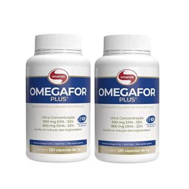 KIT 2X OMEGAFOR PLUS 120 CAPS - VITAFOR