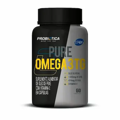 PURE OMEGA 3 TG 60 CáPSULAS - PROBIOTICA SEM Sabor