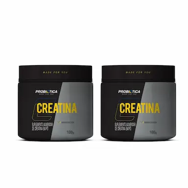 KIT 2 CREATINA PURA 100G ORIGINAL - PROBIOTICA 100 G