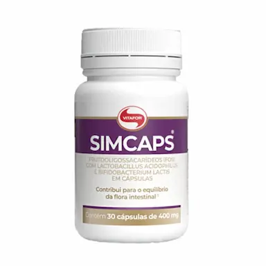 SIMCAPS 30 CAPS - VITAFOR 30 CÁpsulas SEM Sabor