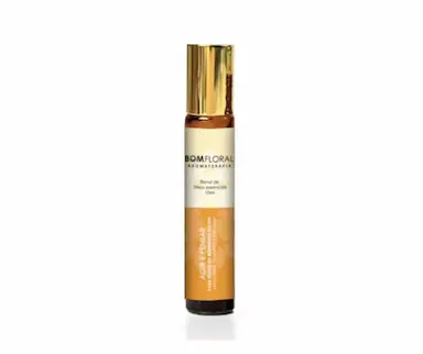 ÓLEO PERFUMADO BOMFLORAL AGIR E PENSAR COM ÓLEOS  ESSENCIAIS-  ROLL ON 10 ML