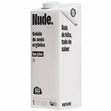 KIT 6X: LEITE VEGETAL DE AVEIA ORGâNICO NUDE 1L