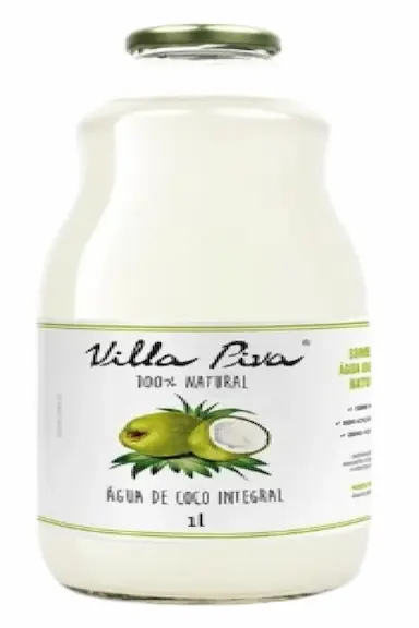KIT 3X: ÁGUA DE COCO NATURAL VILLA PIVA 1L