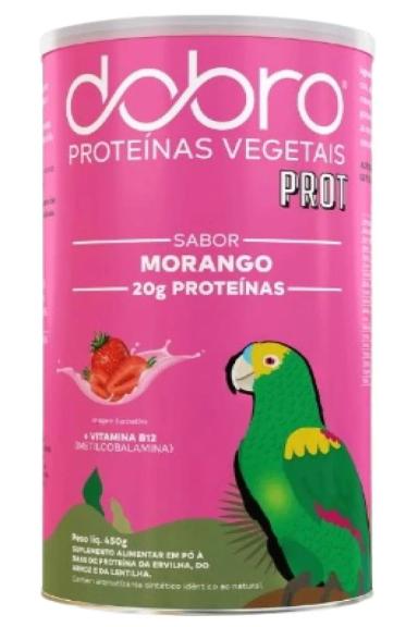 KIT 2X: PROTEíNA VEGANA MORANGO DOBRO 450G