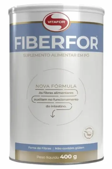 KIT 2X: FIBERFOR PREBIóTICO FONTE DE FIBRAS VITAFOR 400G